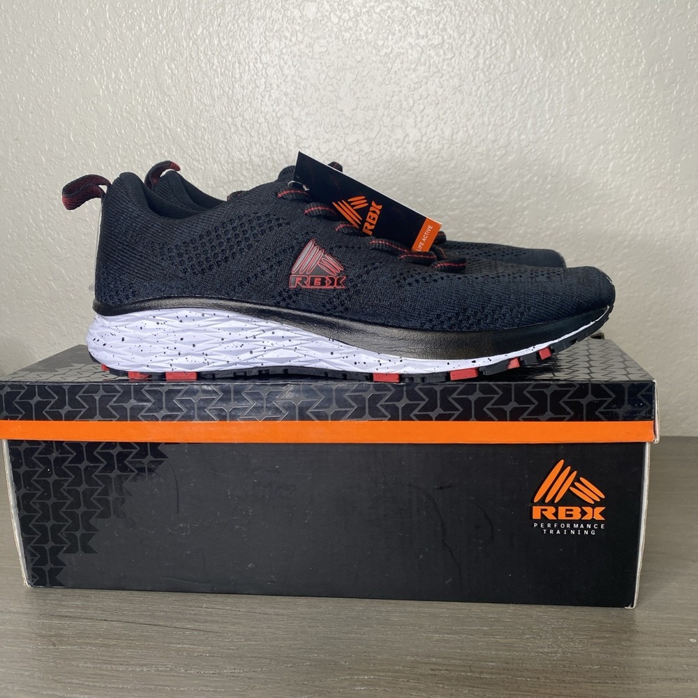 Rbx Men's Sneakers Black Red Size 9 New In‎ Box